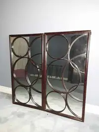 Decorative Mirrors.  Two Section.