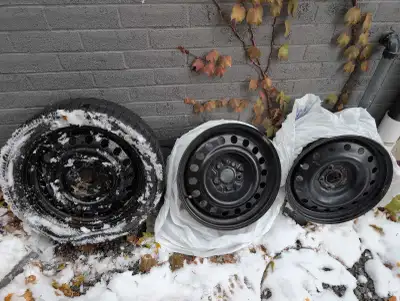 I'm selling a set of 3 used steel rims, perfect for winter tires or as a spare set. These rims are d...
