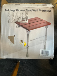  shower seat Folding  - wall mounted - new 