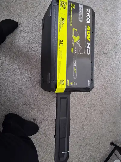 Ryobi 40V HP Brushless Cordless Chainsaw Kit, View more