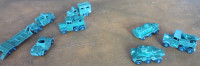 7 Army/Military Vehicles, Made in England by Lesney (Matchbox?)