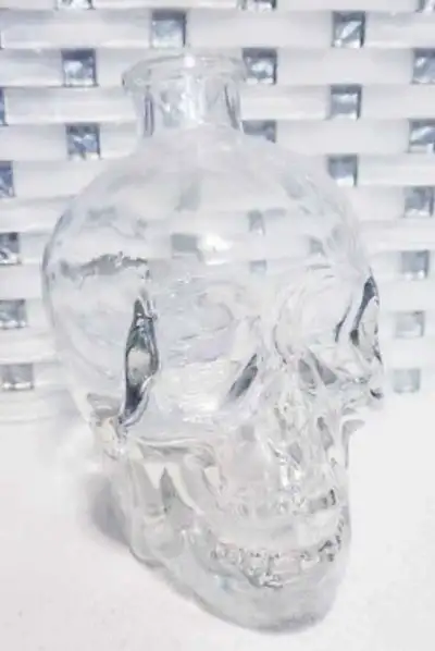 I Have Around 6 Empty Clear Glass Skull Bottles For Sale (750 ml). Great To Use For Home Decor, And...