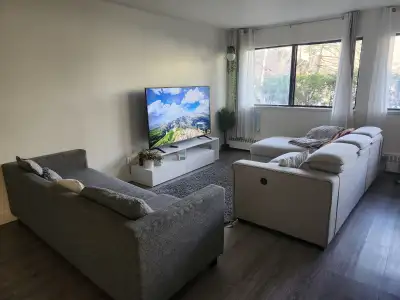 Appartement 4 ½ semi meublé à louer – Montréal, Verdun / Île-des-Sœurs. *** Transfert de bail + 1 mo...