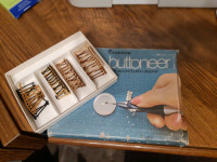 Vintage Buttoneer by Dennison in Packaging and Instructions 