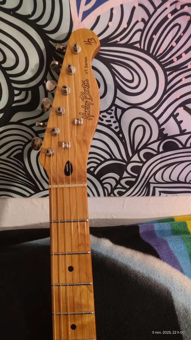 telecaster harley benton te62 cc de luxe in Guitars in Sherbrooke - Image 5