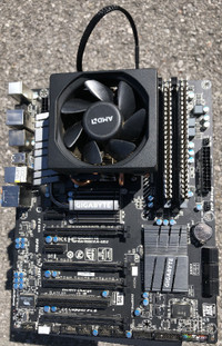MB + CPU + GRAPHICS + PS650W GIGABYTE 990FXA FX8370 GTX760