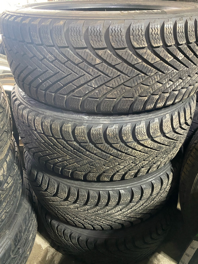 Set of 4 195 45 16 Pirelli winter made 2018 $450 out of the door in Tires & Rims in Windsor Region