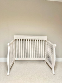 Full/toddler bed with crib conversion kit