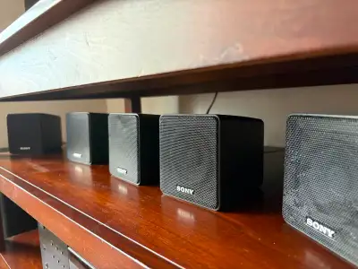 Sony 5 speakers with subwoofer (5.1)  - passive surround system, View more
