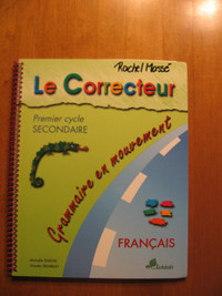 Grammaire en mouvement : Le correcteur, français, 1er cycle sec.