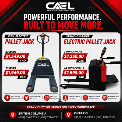 New CAEL Electric Pallet Jack 1.5T/2T/3T Certified & Warranty CAEL Electric Pallet Jack / Electric P...