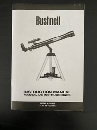 Bushnell refractor telescope 600 x 50mm