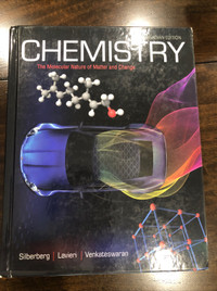 silberberg chemistry canadian edition HARD COVER