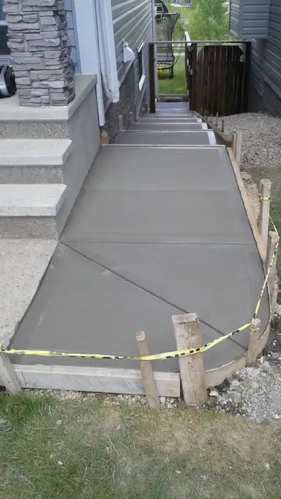 “FINE ITALIAN CRAFTSMANSHIP!” Calgary concrete specialists. SMALL JOBS ARE MY SPECIALTY! In business...