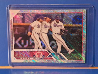 MLB Card- Texas Rangers Team  Card 292 Silver Foil Numbered /608