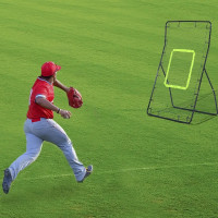 Multi-use Pitchback Rebounder Net Sports Throwing, Pitching and 