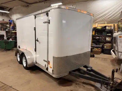 2020 Enclosed Trailer New brakes, new tires, LED lights 3500 lb axles Mounted tie downs Shelving Len...