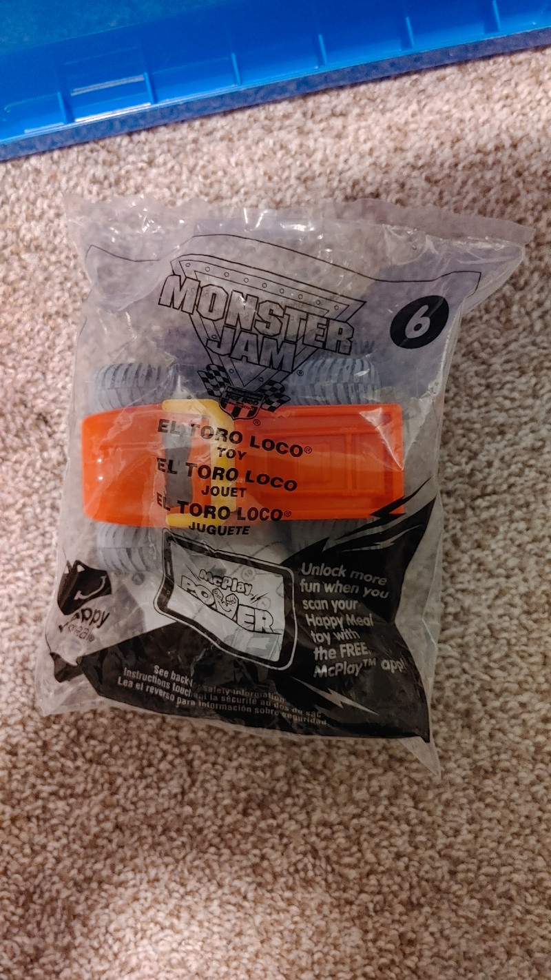 El toro loco mcdonalds toy top