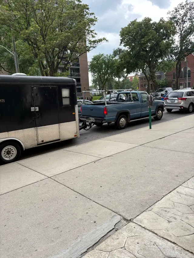 Truck & Trailer & 2 strong Men