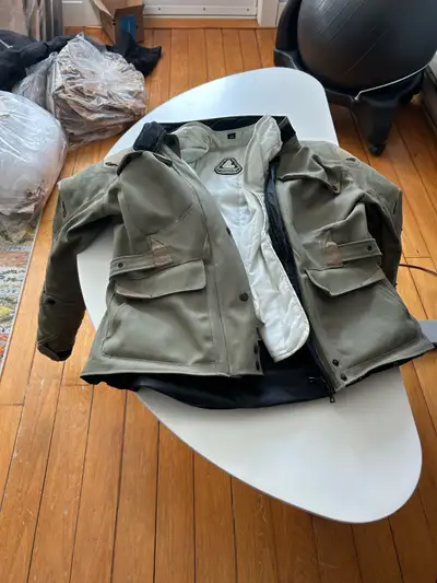$100 BLUE COAT AND PANTS FIELDSHEER $100 RAIN GEAR $35