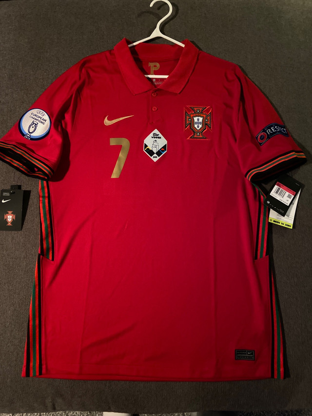 Ronaldo portugal soccer football jersey size L in Soccer in City of Toronto