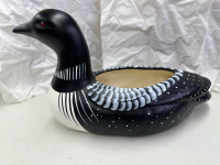 LOON CERAMIC PLANTER-VINTAGE 