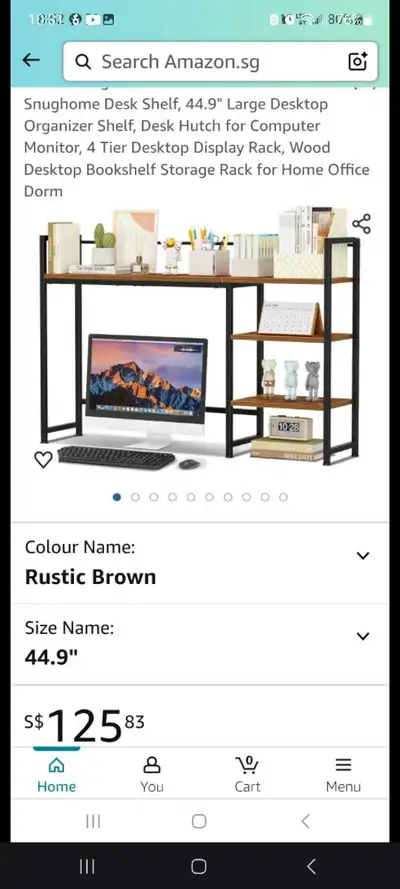 SnugHome Desk Shelf brand new in box, View more
