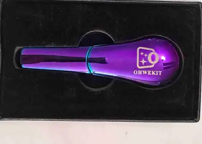 Rainbow Portable Spoon Smoking Pipe Magnetic metal Tobacco Acces, View more