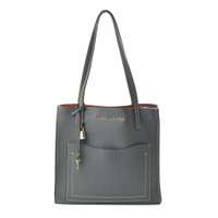Marc Jacobs Medium Grind T-Pocket Leather Tote in Grey, EUC