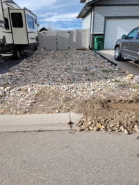 FREE landscaping rock - you move