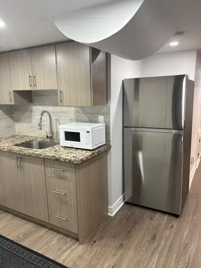 Brand new, bright , specious one bedroom basement for rent. Large, bright bedroom and full washroom....