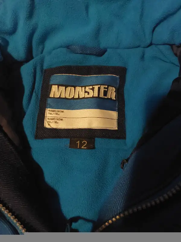 Monster boy's  snow suit size 12 and winter boots size 6 and 7 in Kids & Youth in Edmonton - Image 4