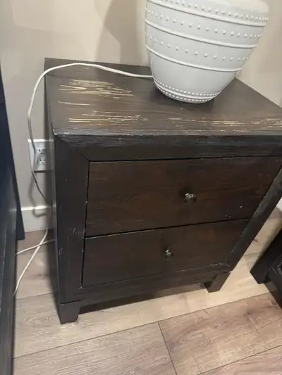 King Bedroom Set – Bed Frame, 2 Nightstands, Dresser + Mirror, View more