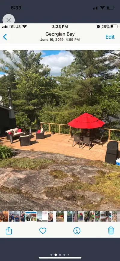 Wonderful muskoka cottage on the water...5 bedrooms, 3 bathrooms, bunkie and pullout sofabed. Deep w...