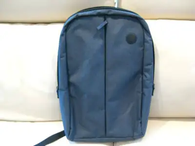 Brand New HP Grey Blue Fabric Padded Laptop Tablet Backpack Travel Pack. A compact rugged well made...