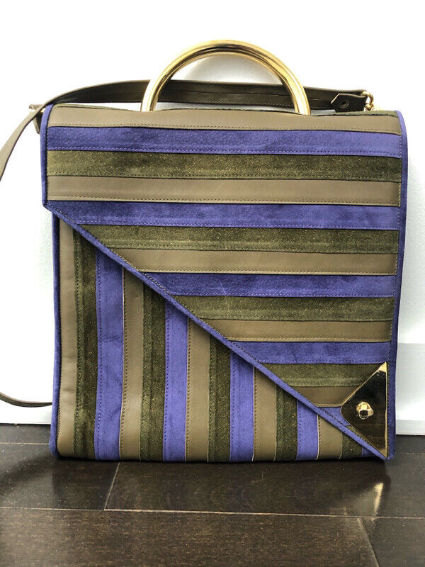 Italian Suede and Leather Bag in Women's - Bags & Wallets in City of Toronto