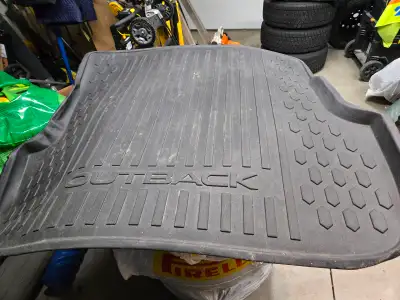 Front rear and cargo area mats. All 5 to protect all your carpet from winter mess. Original Subaru m...
