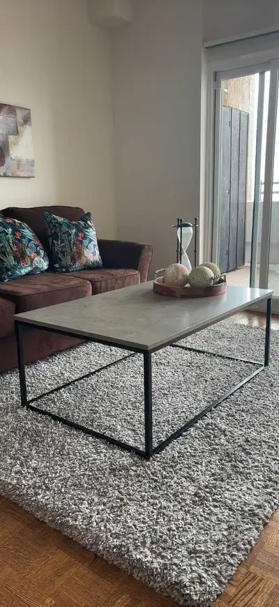 Coffee Table - Grey & Black, View more