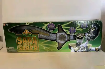 Power Rangers Saba The Talking Tiger Saber Legacy White Ranger , View more