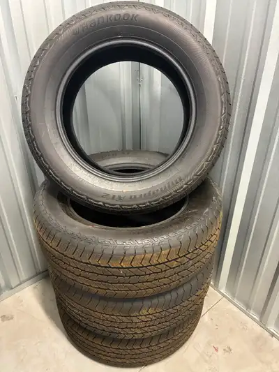 Set of brand new takeoff Hankook Dyna Pro AT2 tires, 275/60 R20 from a 2025 F150 $800