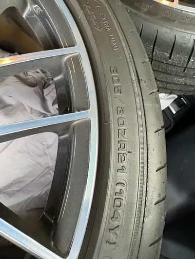 Selling a used set of Goodyear Eagle F1 Tires. N rated for Porsche 911. Tire specs are; Front: 245/3...