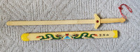 Bamboo chinese toy sword