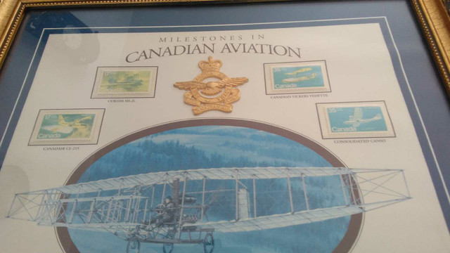Canadian Aviation framed stamps $150 in COBOURG  in Arts & Collectibles in Oshawa / Durham Region - Image 2