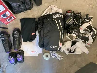 Hockey equipment for sale., View more