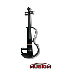 Electric Silent Violin Black with case bow and rosin