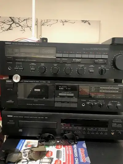 4 Piece Yamaha Stereo Set, View more