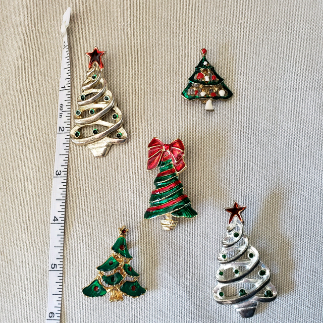 CHRISTMAS TREE BROOCH COLLECTION
$20 FOR ALL in Jewellery & Watches in Winnipeg - Image 3