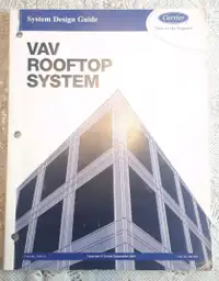 VAV Rooftop System Book