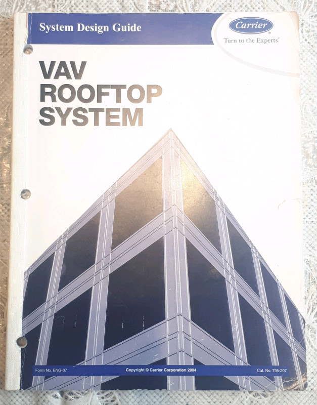 VAV Rooftop System Book in Textbooks in Mississauga / Peel Region