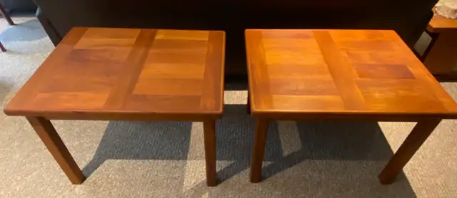 MCM Teak End Tables Set from Denmark in Other Tables in Kitchener / Waterloo - Image 2